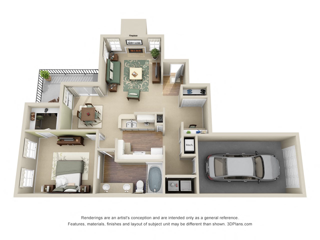 Floor Plans of Bexley at Brier Creek in Raleigh, NC